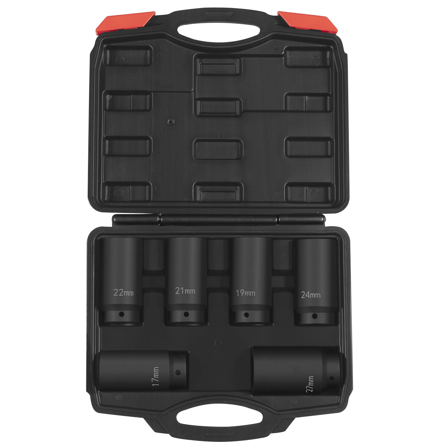 6 Pack Crank Bolt Socket Set 17/19/21/22/24/27mm Harmonic Balancer Impact Socket