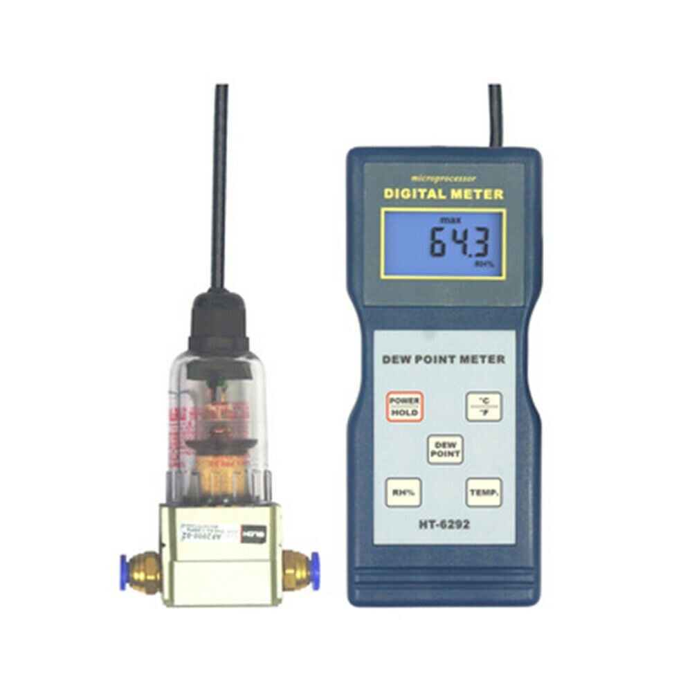 Digital Dew Point Meter Thermometer Hygrometer Temperature Humidity Tester