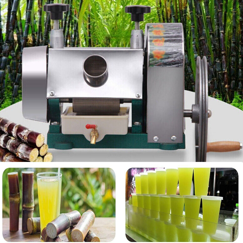 Extractor Mill 50kg/h Commercial Manual Sugar Cane Press Juicer Juice Machine
