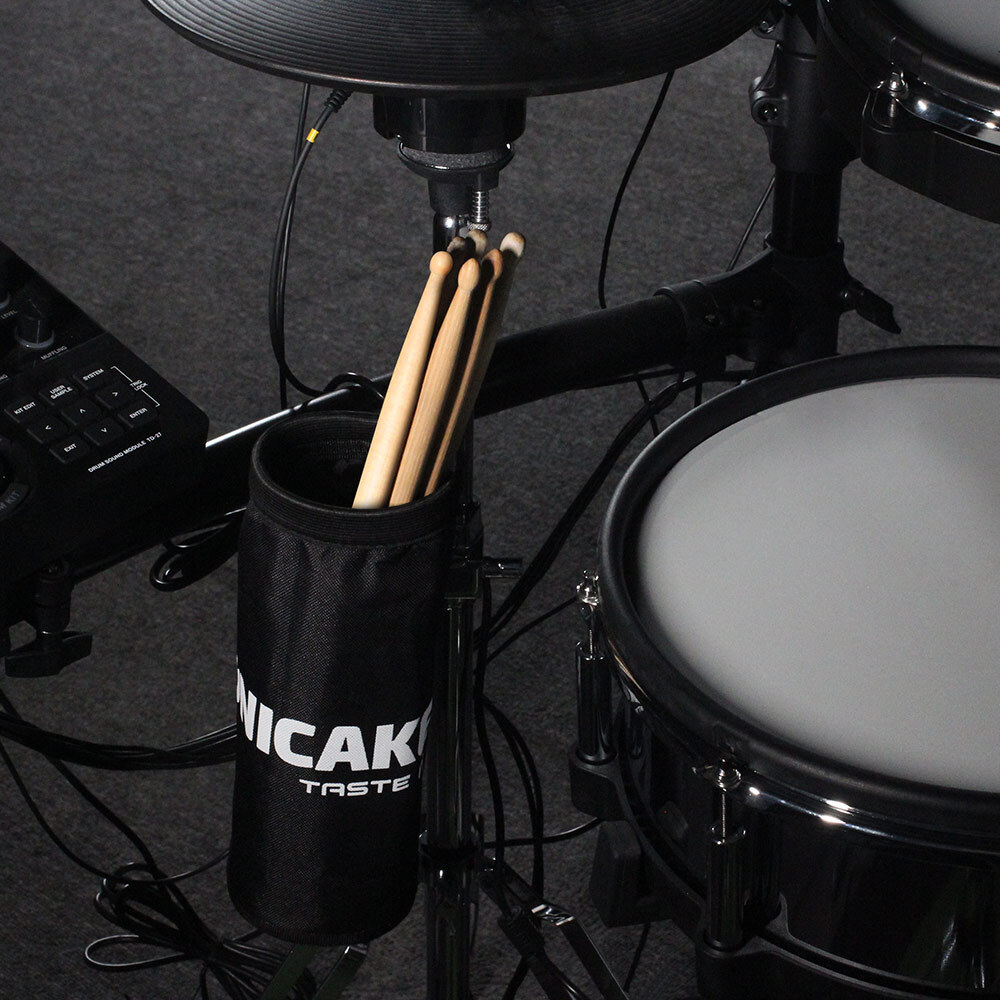 SONICAKE Drumstick Holder Drum Sticks Holder Nylon Drumstick Bag