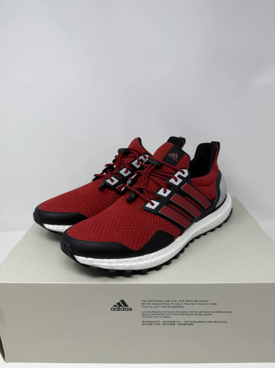 Adidas Ultraboost 1.0 ATR Running Shoes Red Black White JS2975 Mens Size
