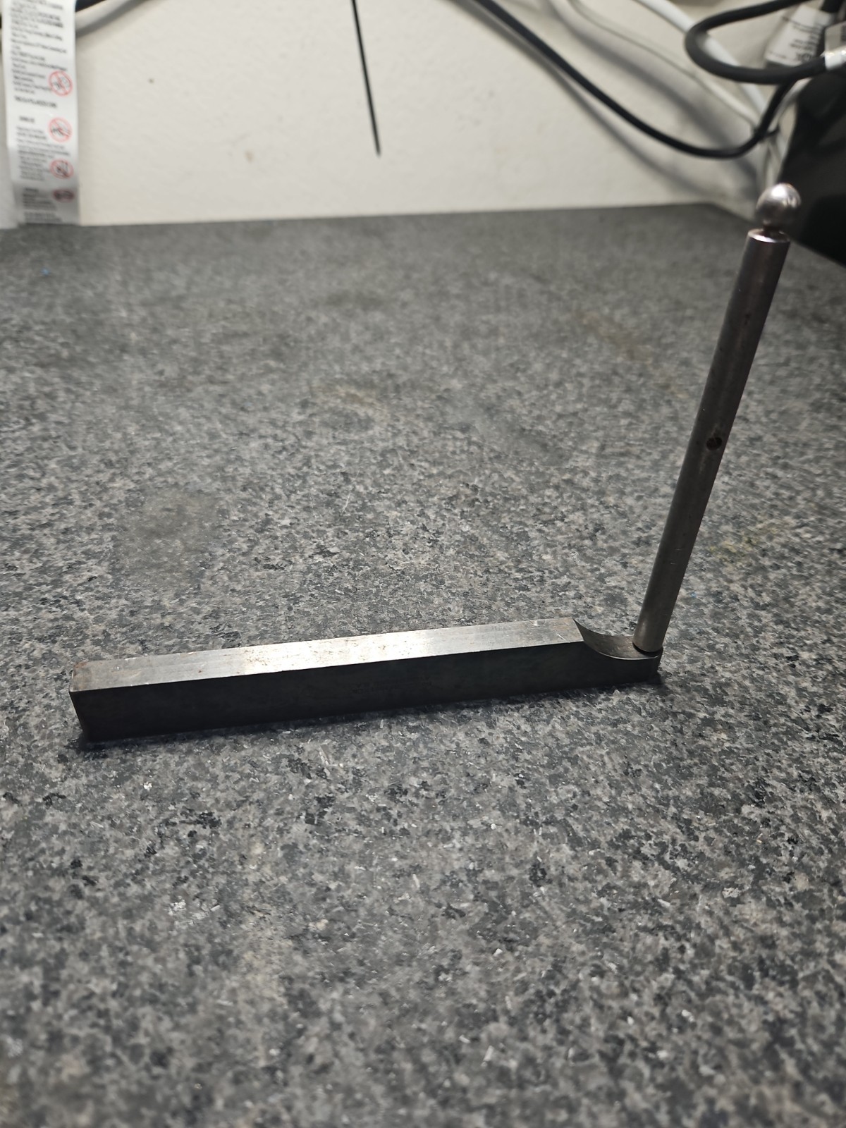 Vintage Starrett No. 196 Tool Post Holder / Shank Attachment