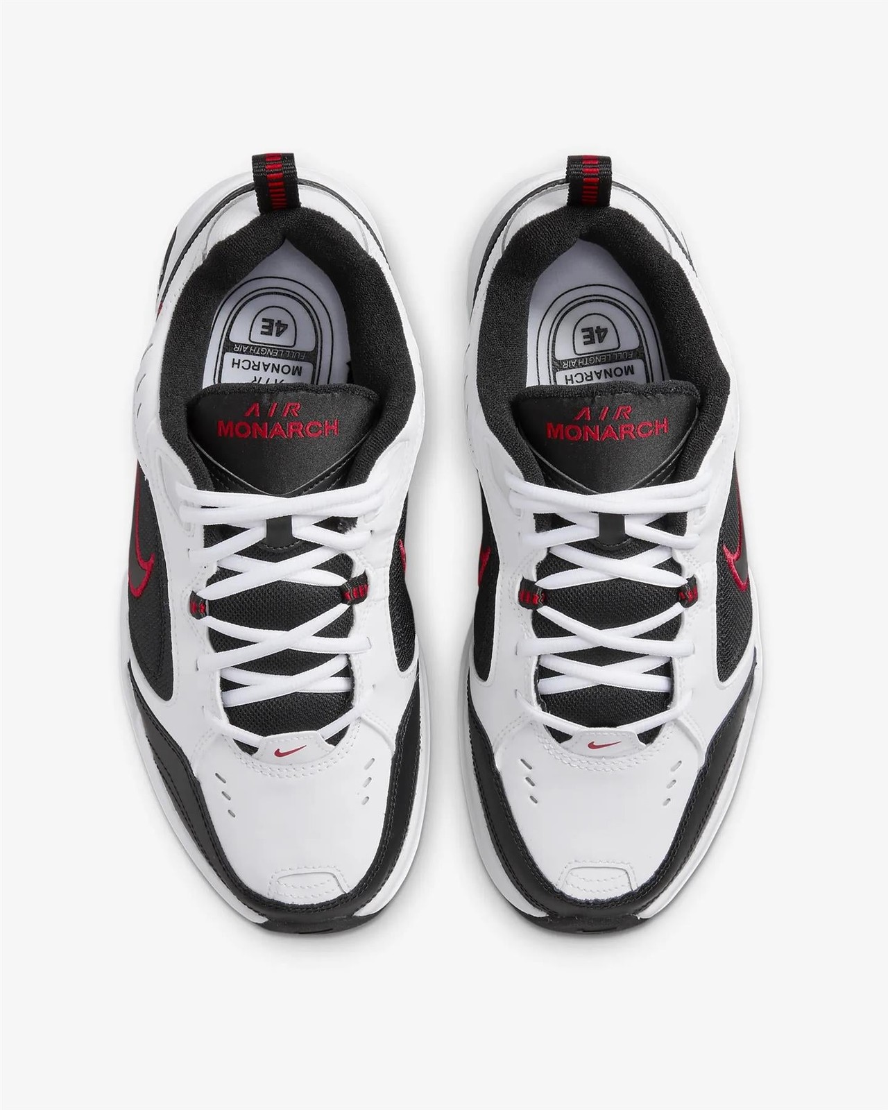 Nike Air Monarch IV 4 (4E) WIDE Black Red White 416355-101 Men's