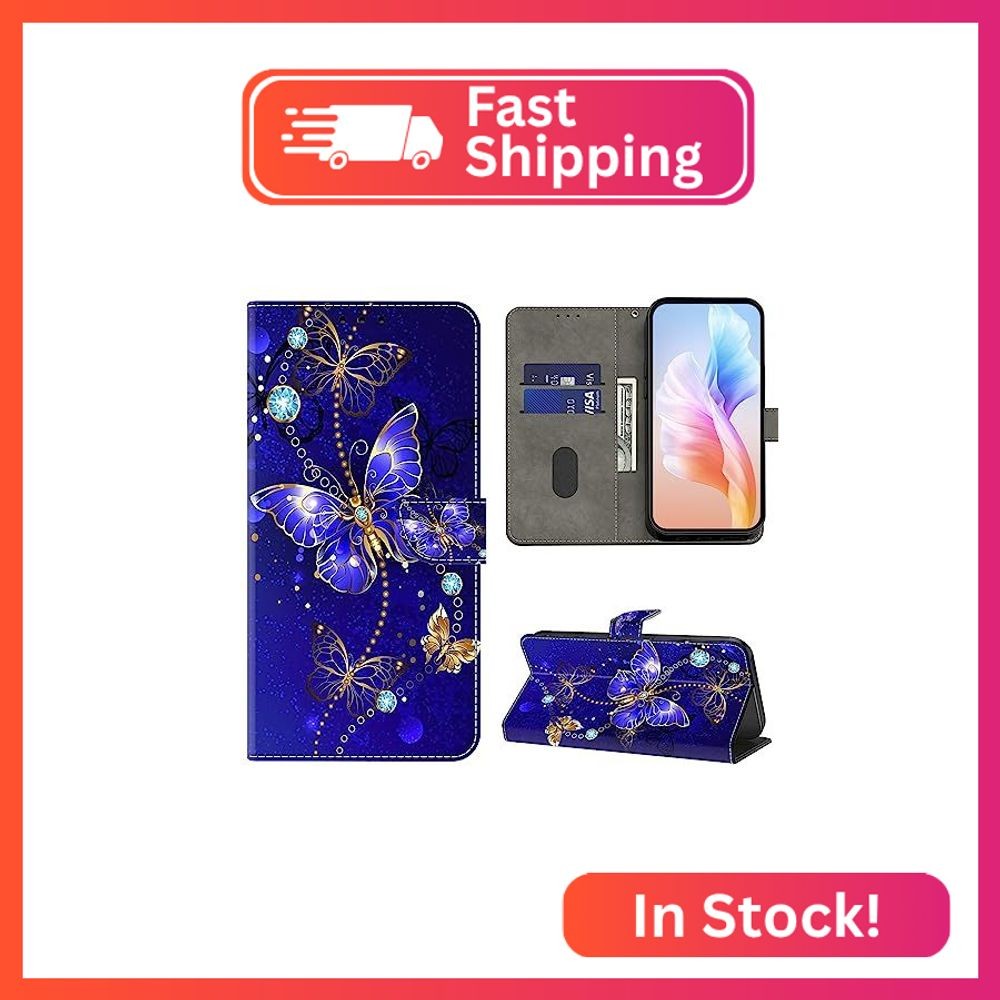VODEFOX Google Pixel 8 Case - Flip Folio PU Leather Protective Cover with Card H