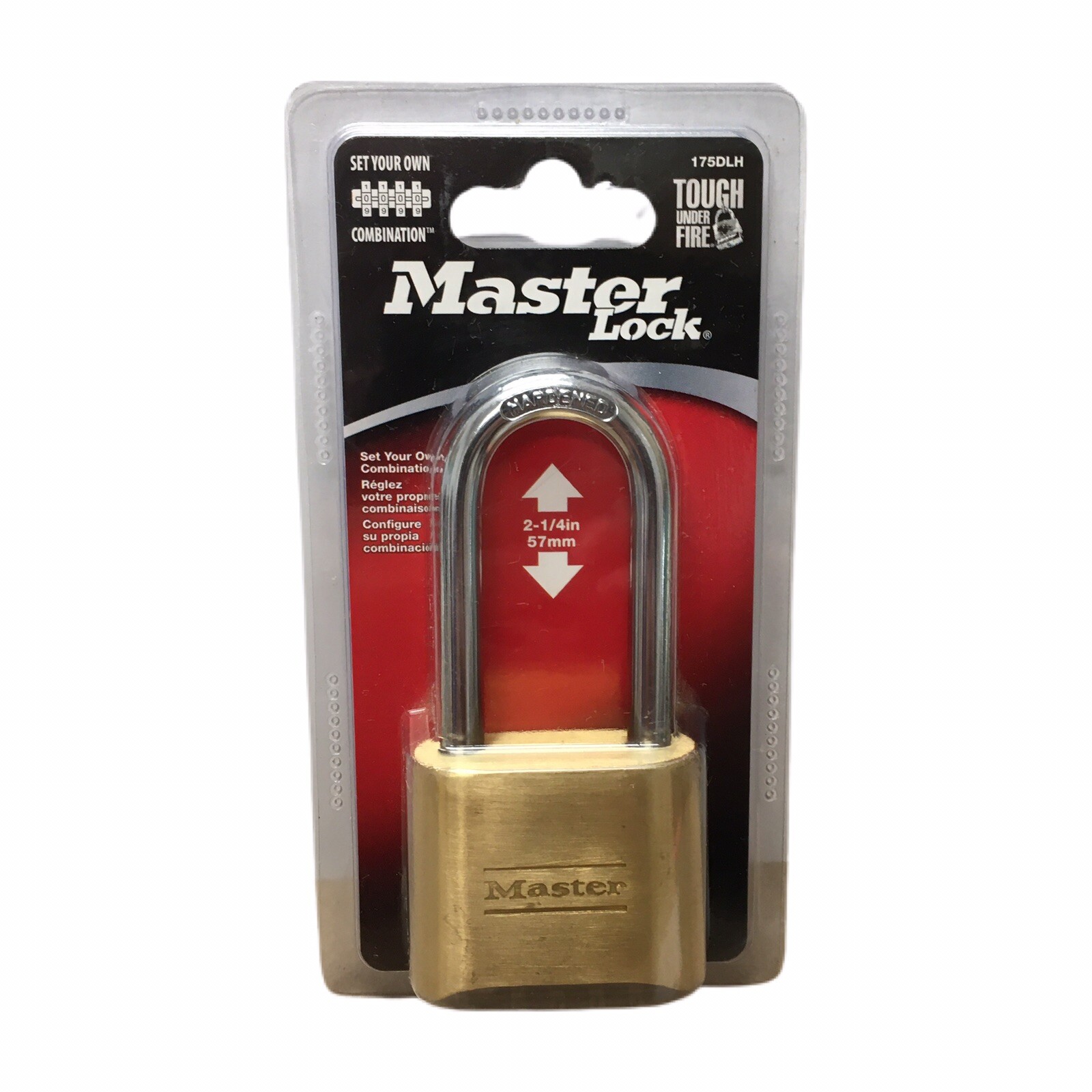 Master Lock 175DLH Set Your Own Combination Padlock Reset Key 2 1/4” (NEW)