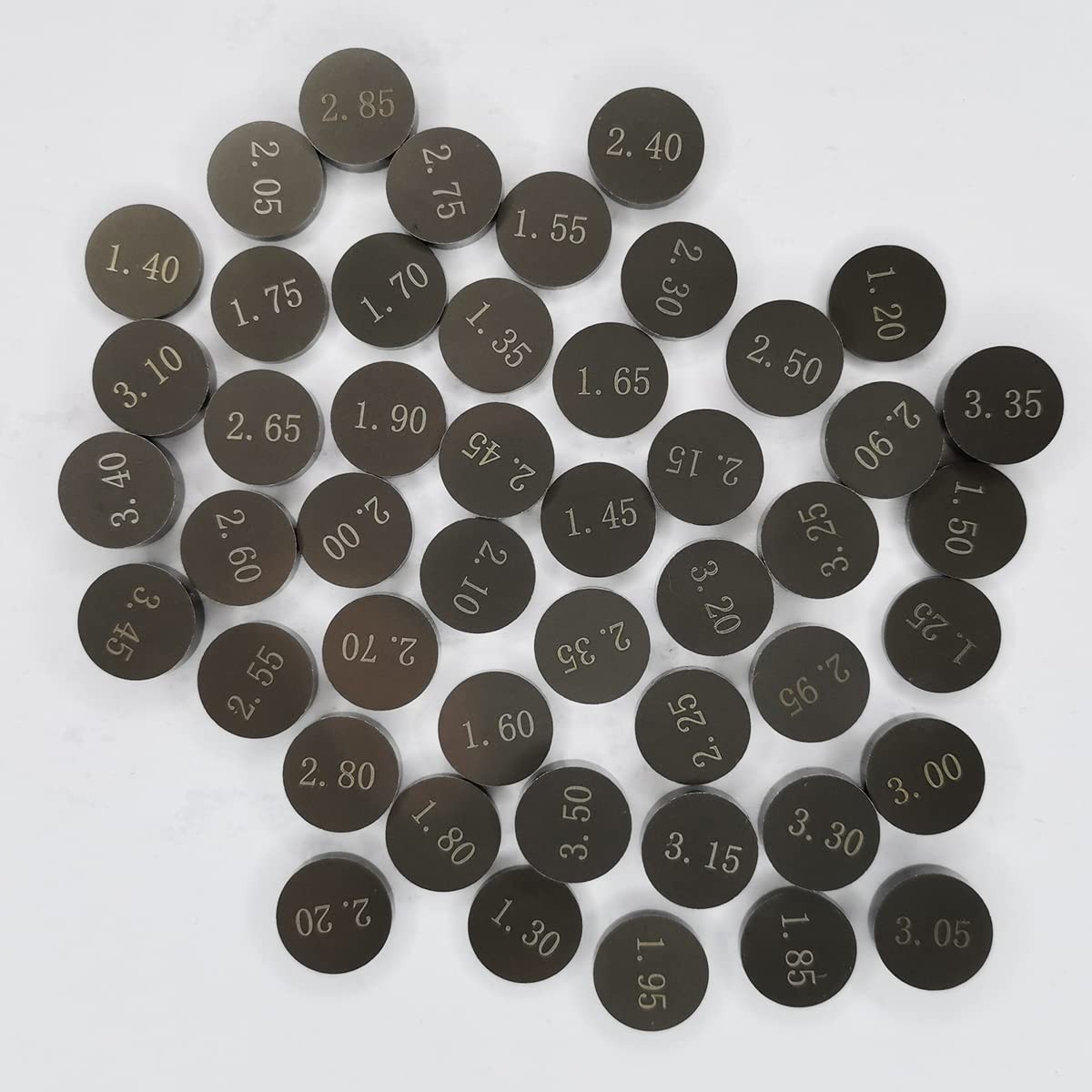 47 Pcs 9.48mm Valve Shim Kit for Kawasaki KX450F KFX450R KLX450R KFX400 KLX40...