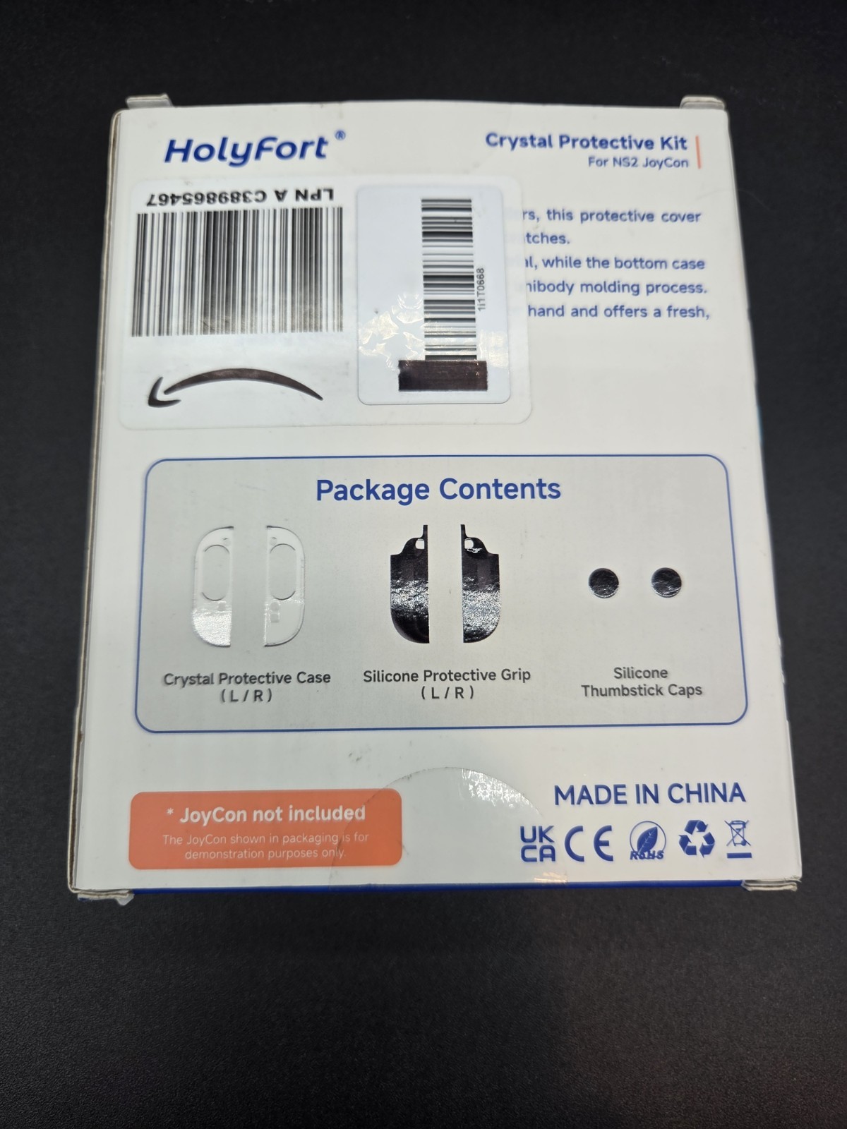 Crystal Protective Kit For Ns2 Joycon