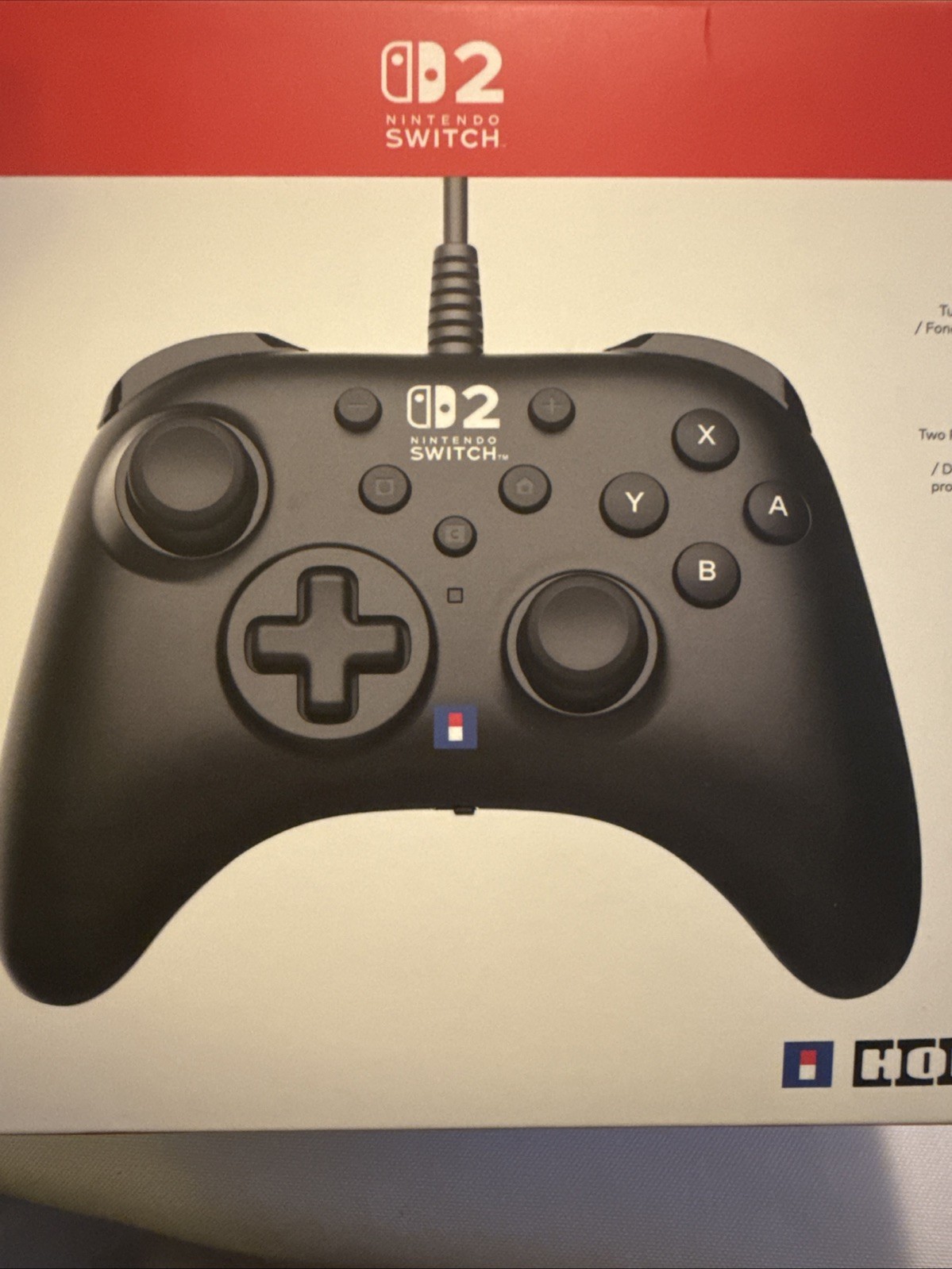 Genuine HORI HORIPAD Turbo Controller (Black) for Nintendo Switch & Switch 2 NEW