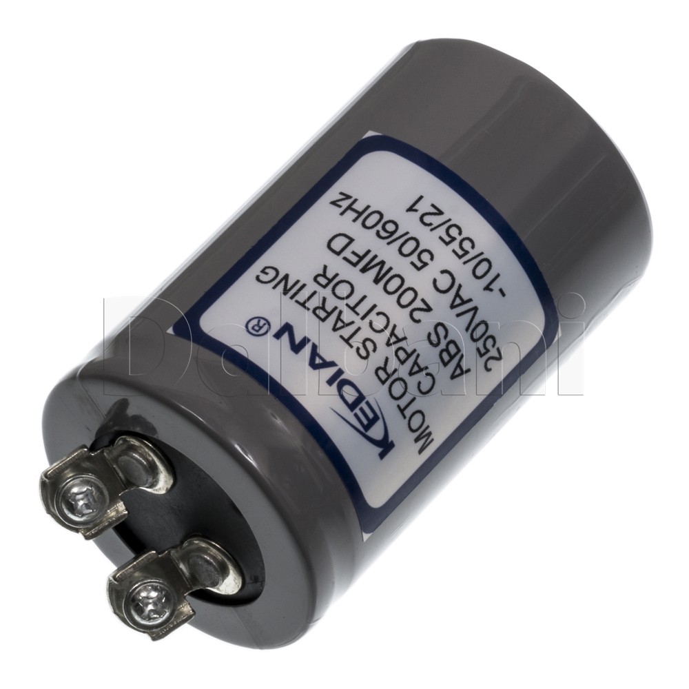 Japanese Spec 200MDF 250VAC Motor Start Capacitor CD60 ABS 200uF 40X80 10/55/21
