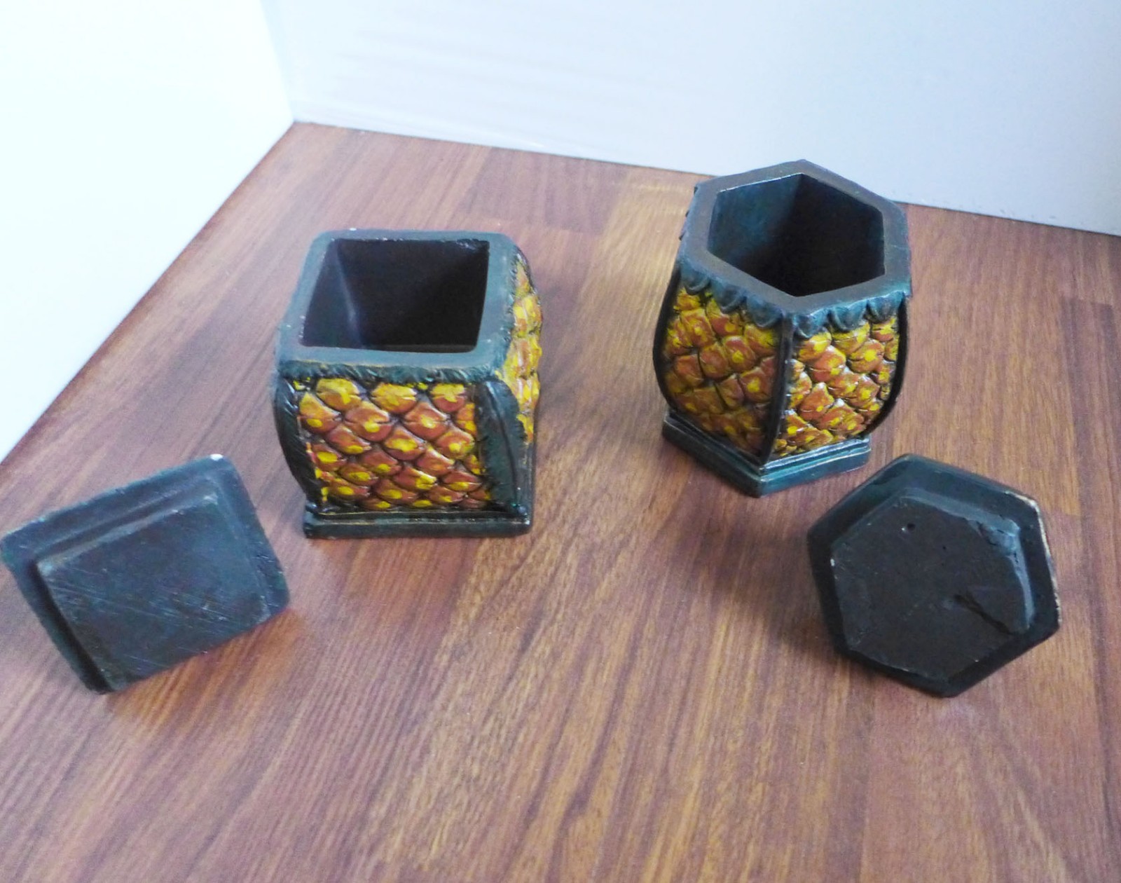 Resin Box Pineapple Design