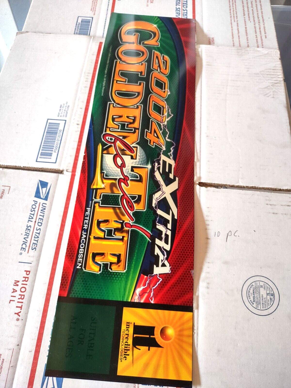 golden tee 2004 extra arcade marquee #107
