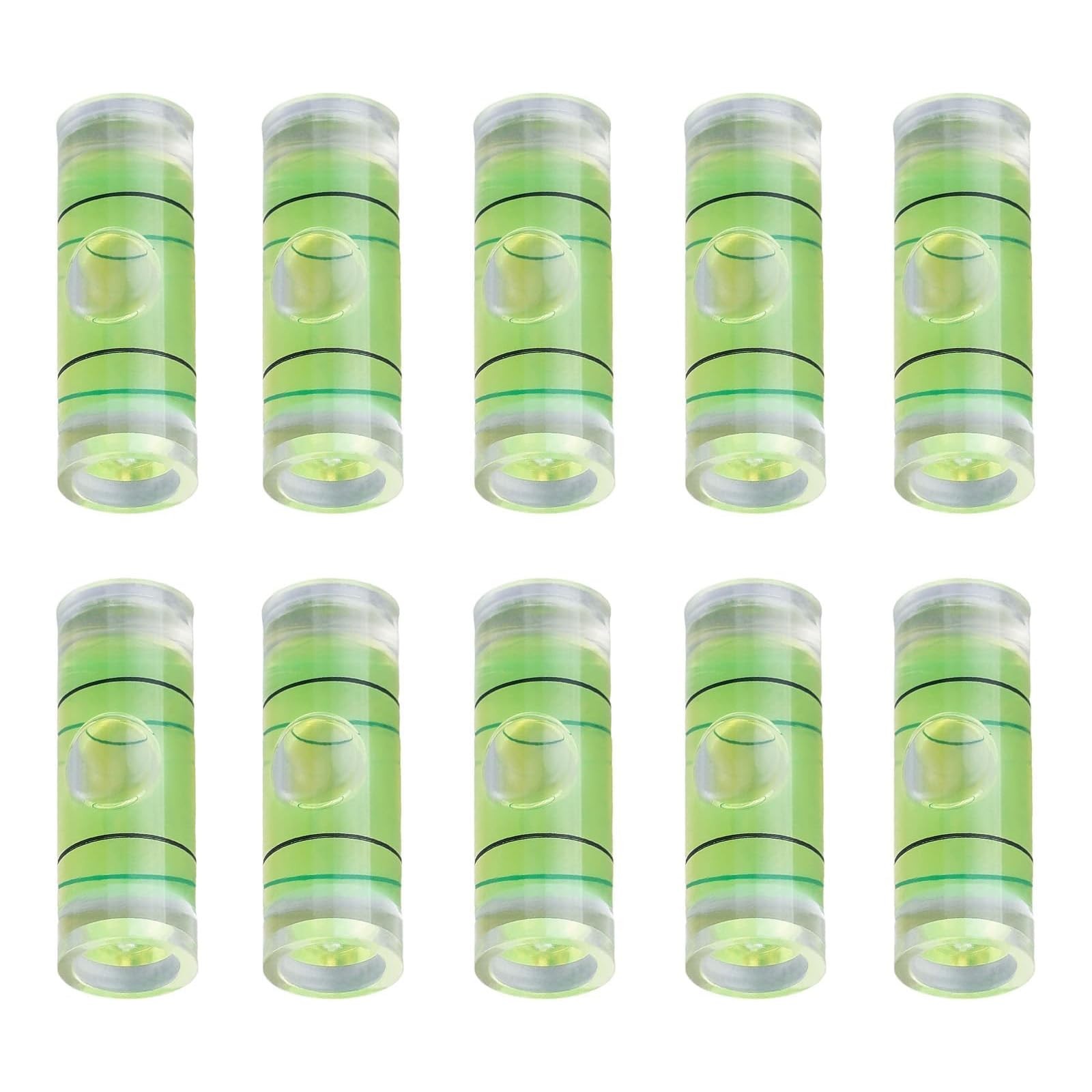 Hegebeck Small Cylindrical Bubble Spirit Level Vials 8×23mm, Clear