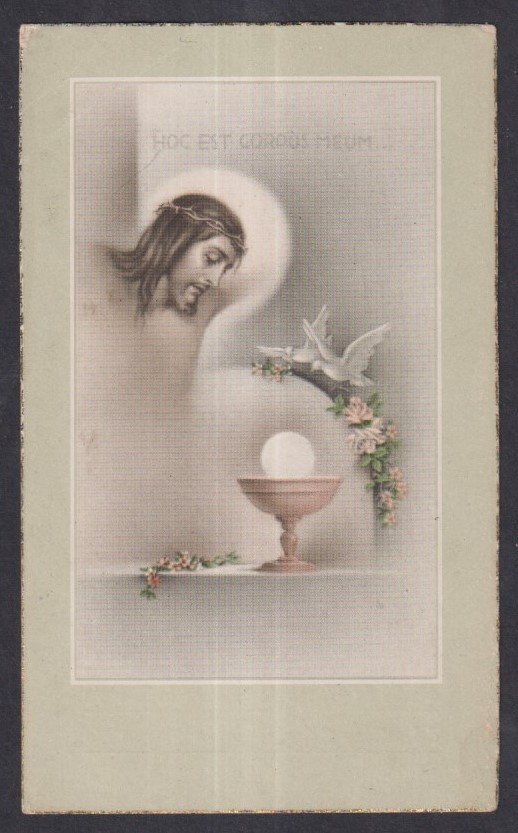 Holy card antique de Jesus estampa santino image pieuse