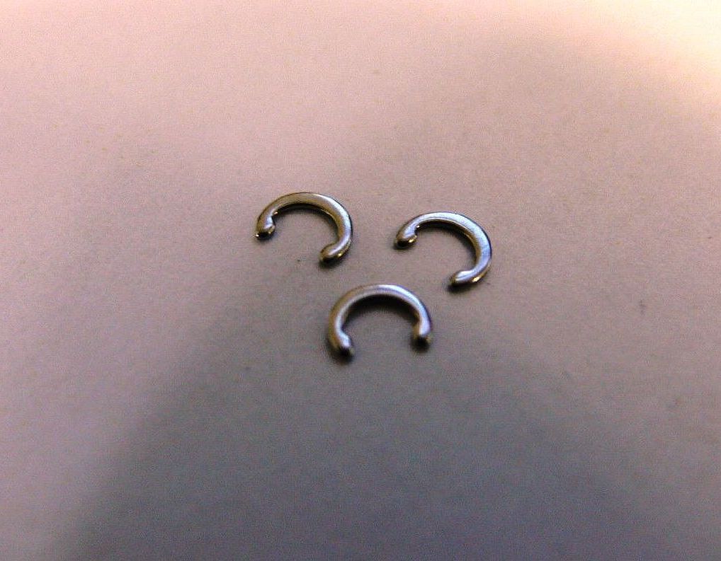 6 .223 5.56 mm Cover Hinge C-Clip HARDENED SS MADE IN USA SHIPPED FREE