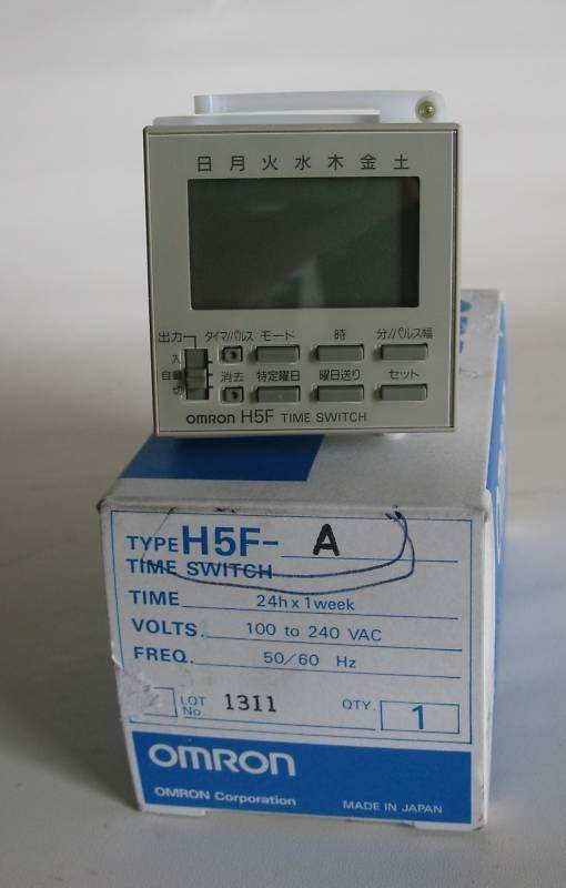Omron Weekly Time Switch H5FA H5F-A new in box