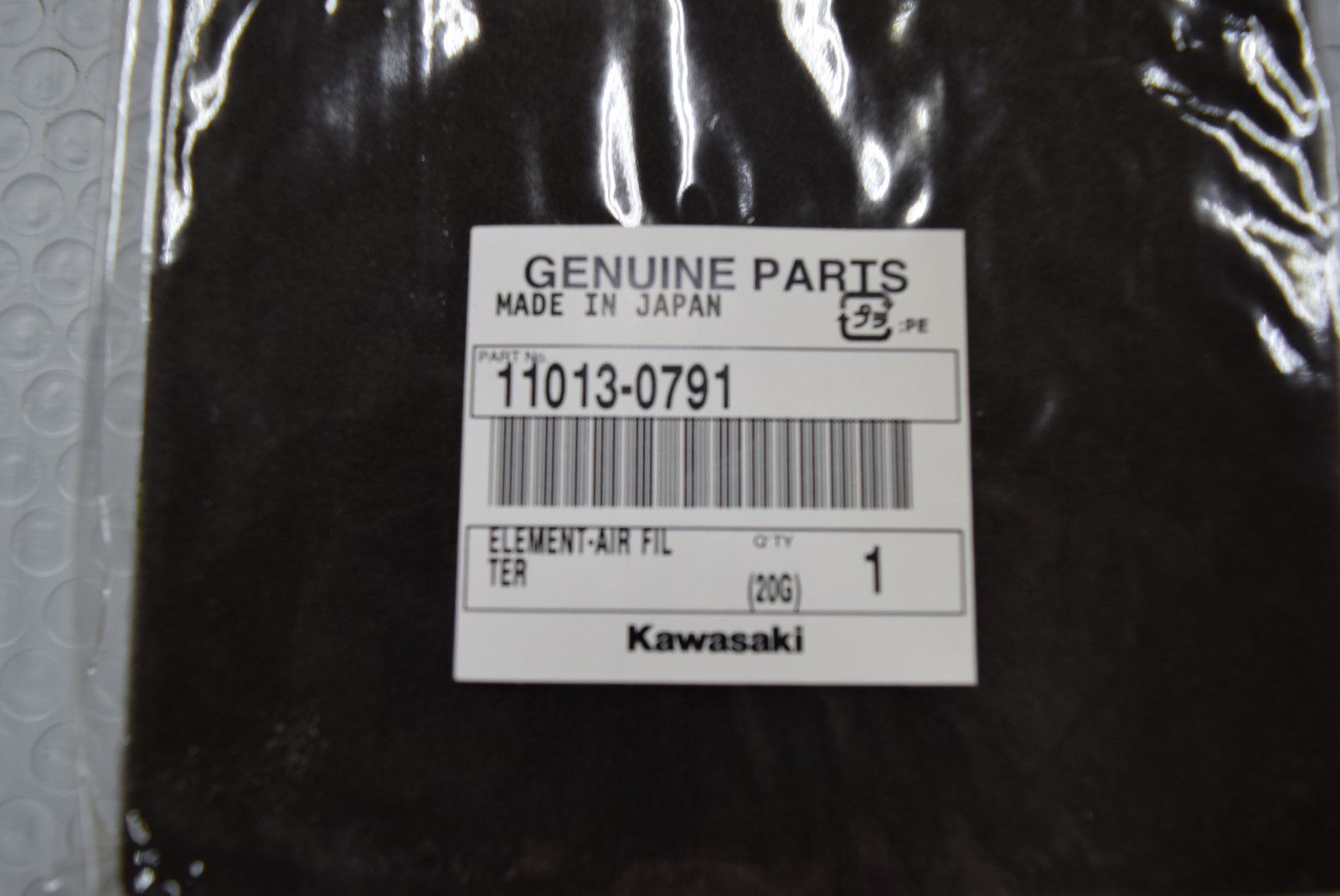 Kawasaki OEM 2000-2009 Super Sherpa Element Air Filter 11013-0791