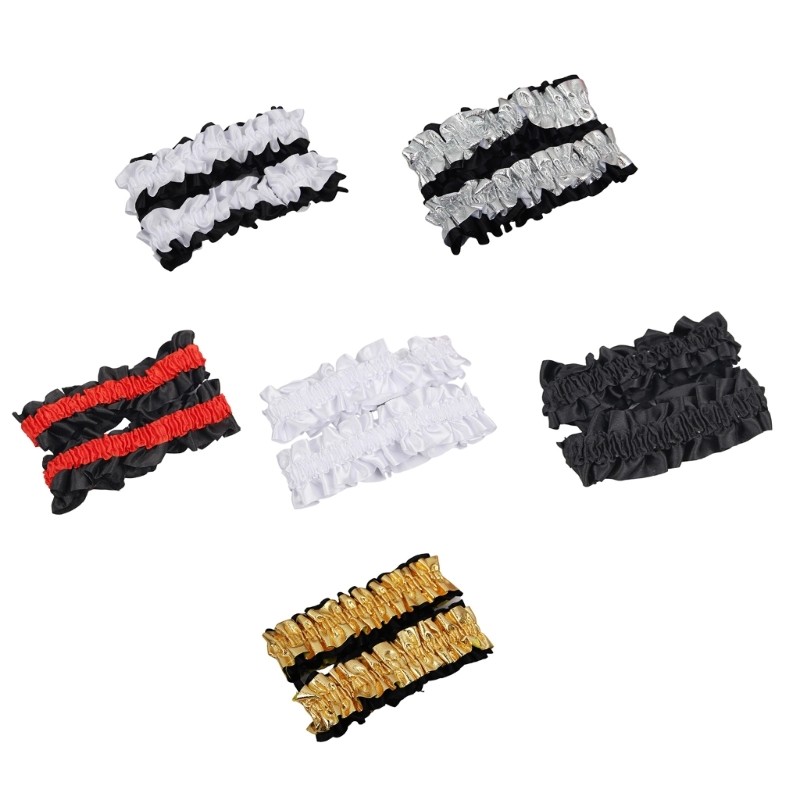 Shirt Ruffle Sleeve Band Arm Garter Sleeve Stays for Business Suit Wedding Shirt