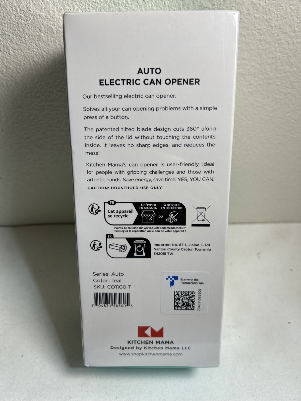 Electric Can Opener Kitchen Mama Portable Battery Powered