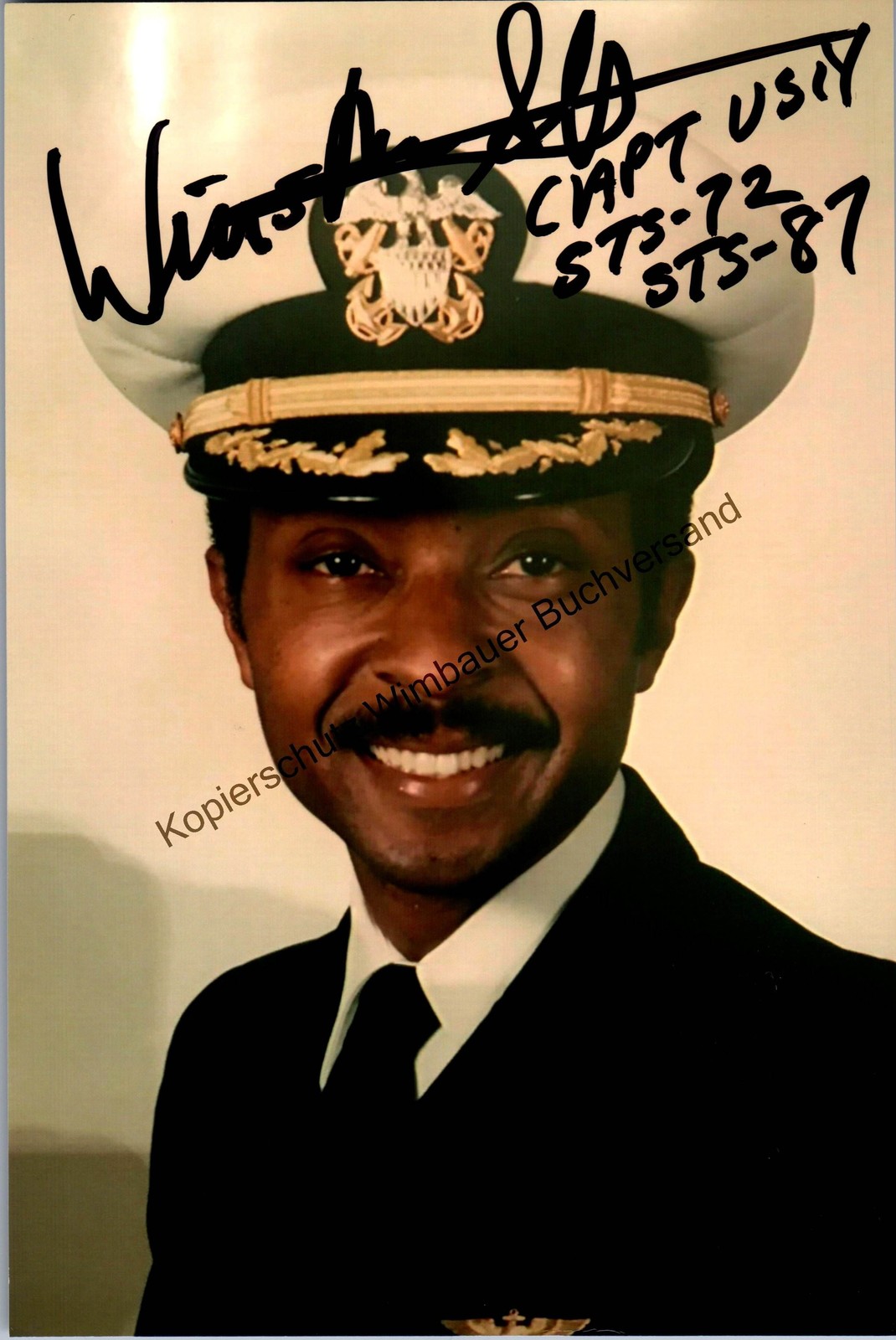 Original Autograph Winston Scott NASA Astronaut // Autograph Auto Si 358448