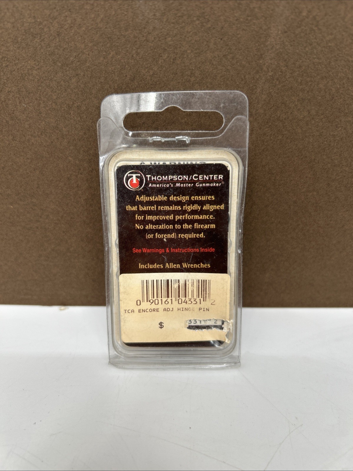Thompson Center Pro Hunter Adjustable Hinge Pin FOR Encore No. 7010 MUZZLELOADER