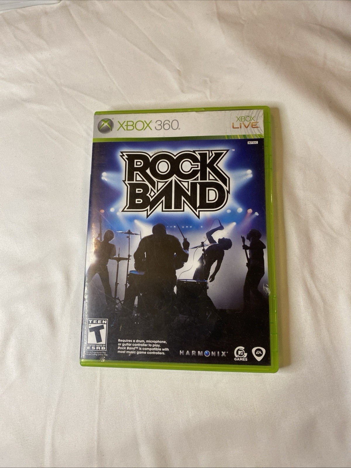 Rock Band for Xbox 360 Game Disc and Case Only