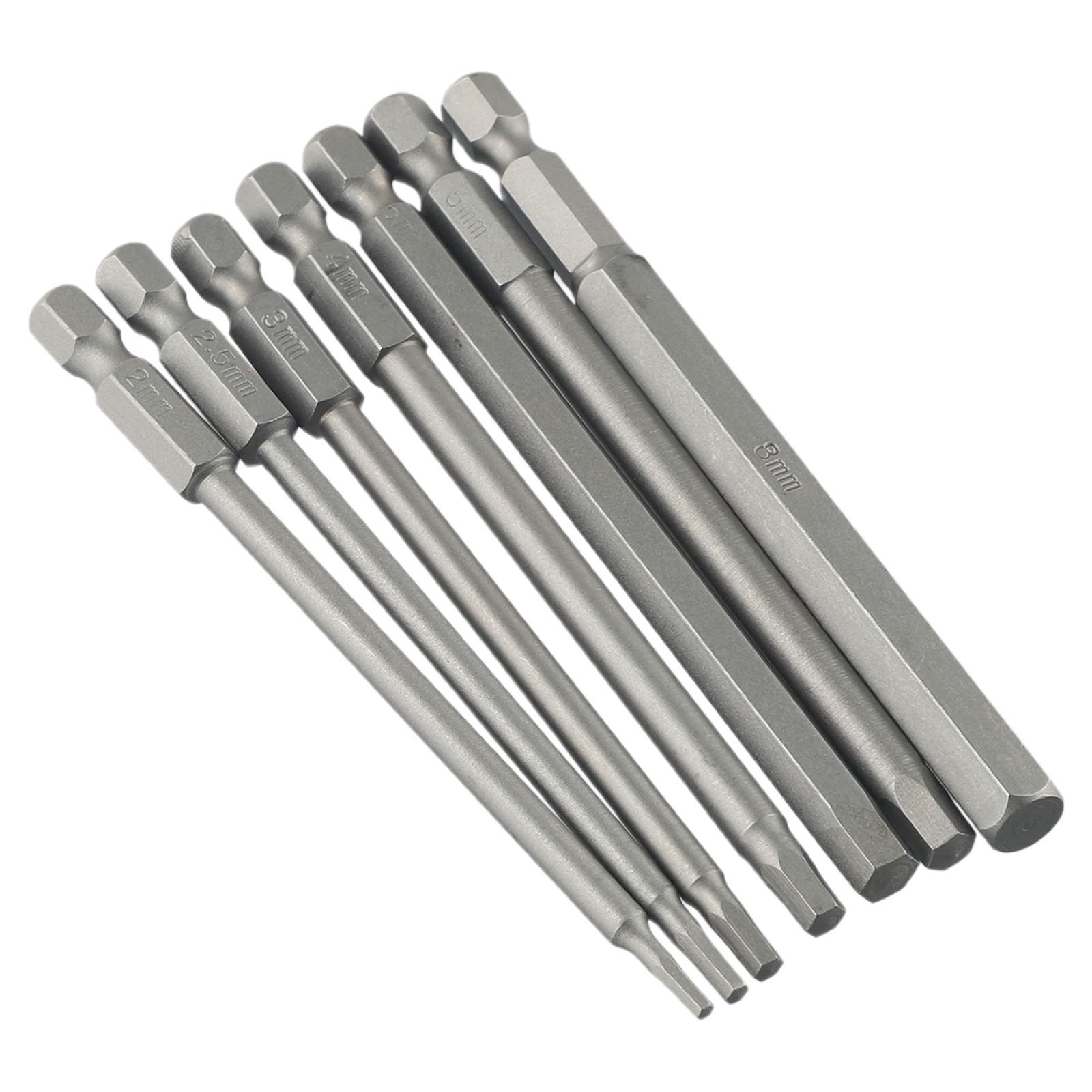 Hex Bit Screwdriver Set 1/4 Inch Shank Drill Bit H2/H2.5/H3/H4/H/H6/H8