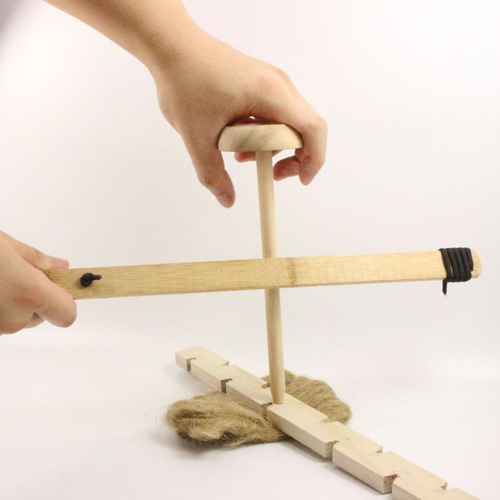 Outdoor Primitive Fire Starter Tool Wood Bow Drill Survival Friction single