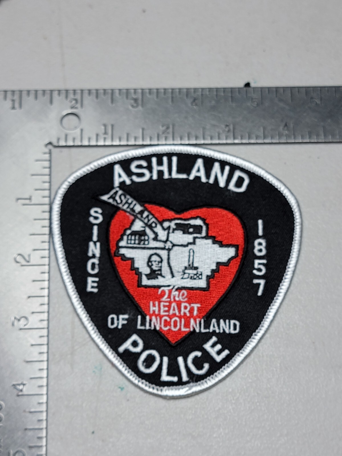 LE7 b3 Police patch patches Illinois Ashland