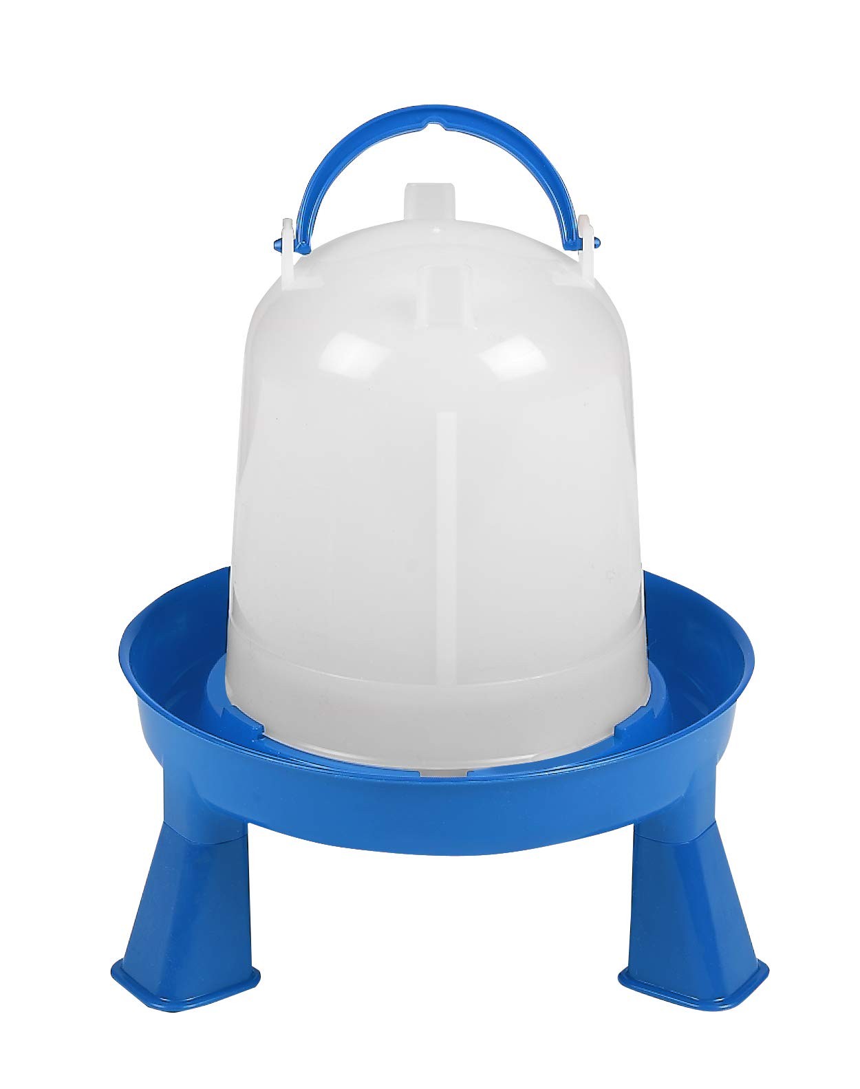 Poultry Waterer Container Legs Carrying Handle For Chickens Birds 1.5 Quart