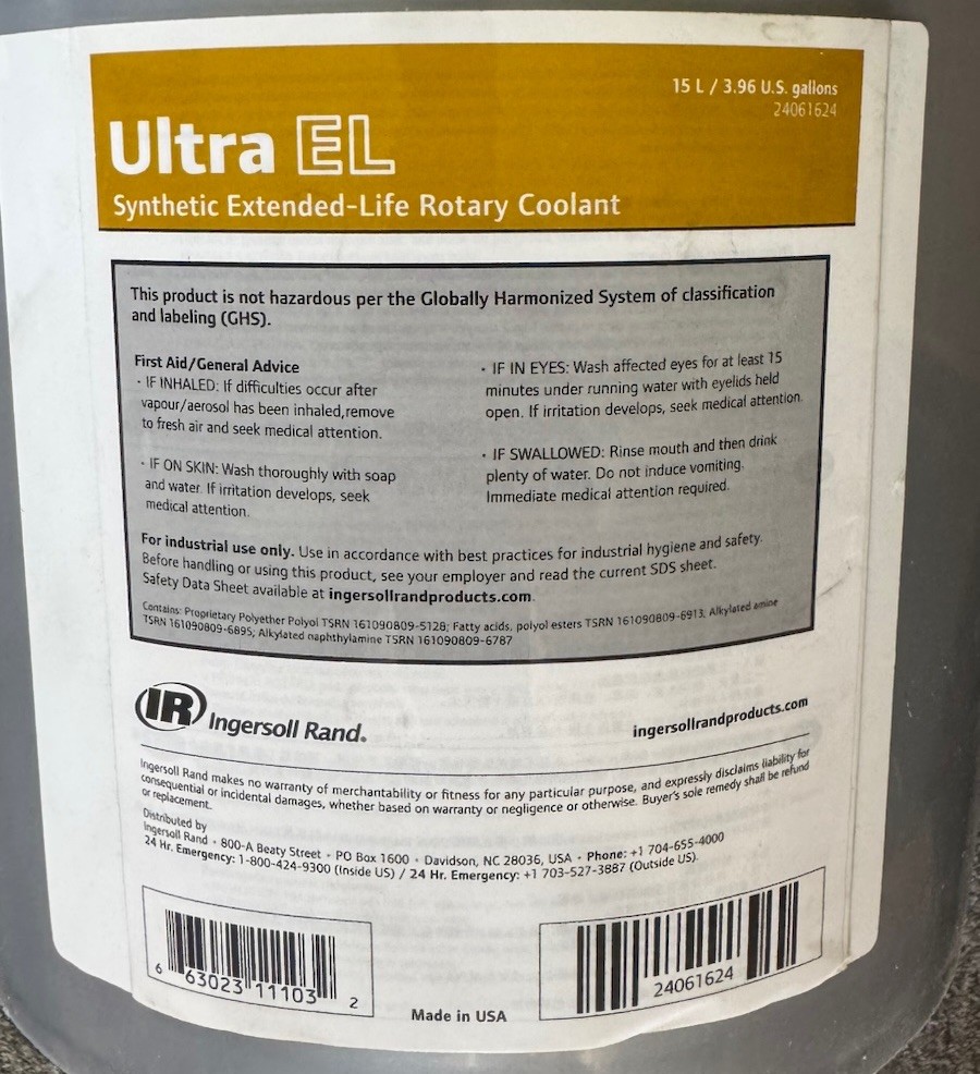New Ultra El Synthetic Rotary Coolant