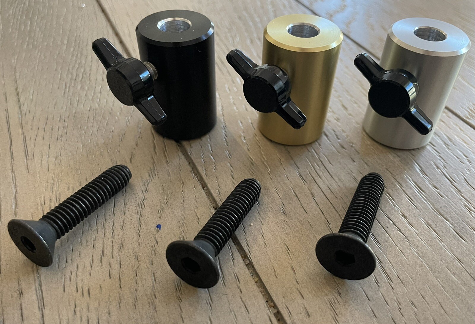 Silver Fly Tying Base Stem Adapter