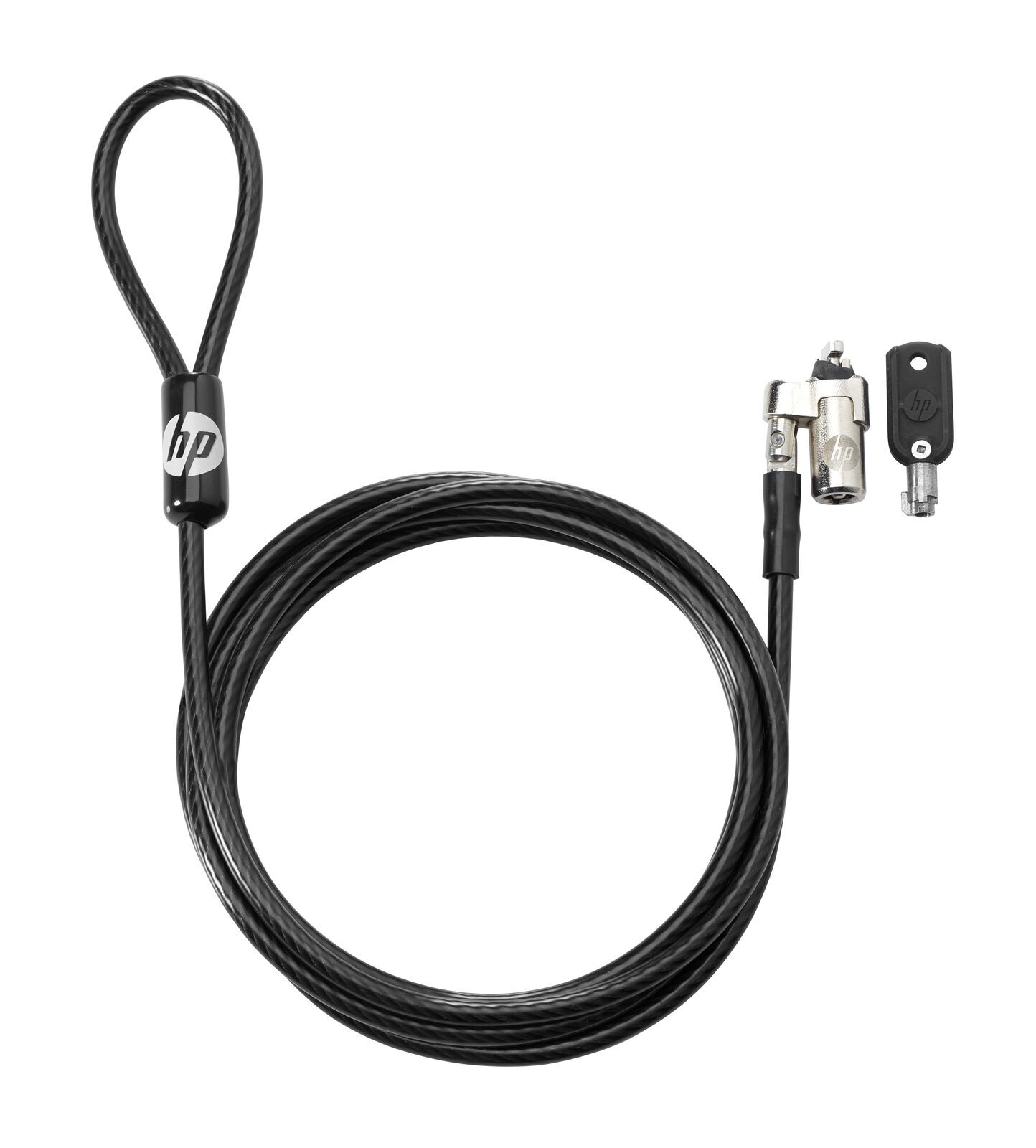 HP Ultraslim Keyed Cable Lock 1.8m Black Cable Lock NEW!