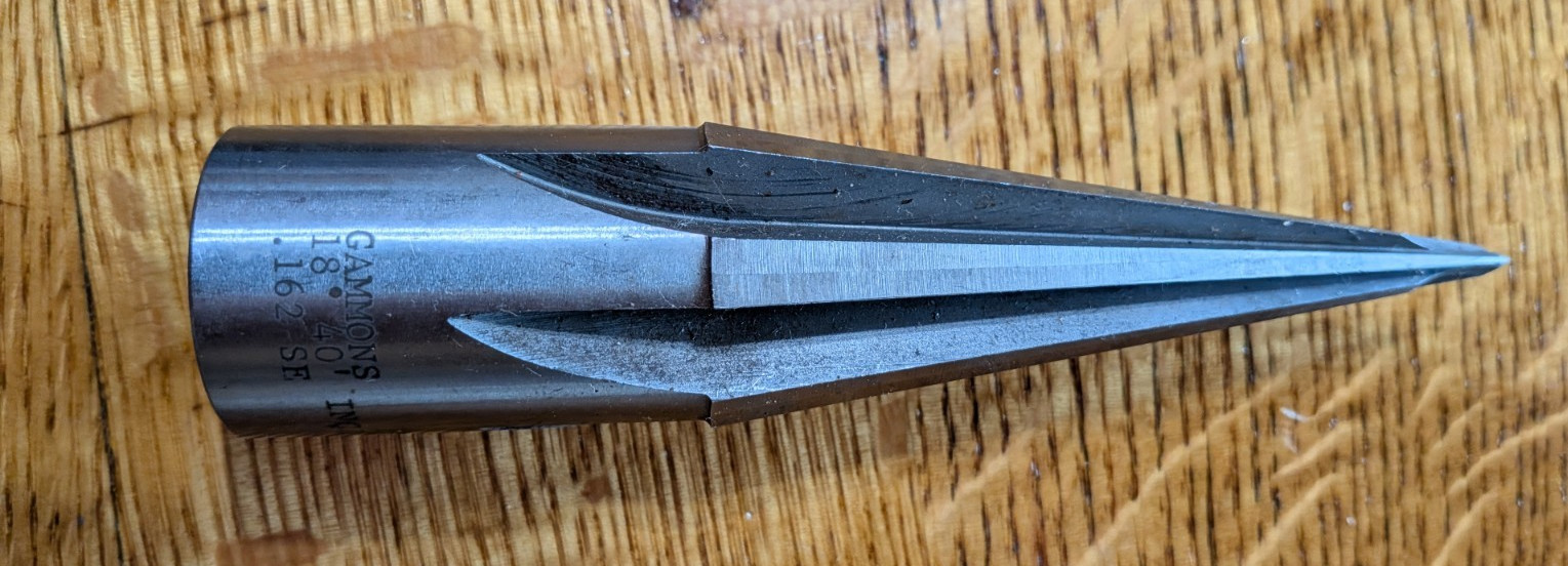 Gammons Die Sinking Cutter, Straight Shank, 18* 40' Incl .162 SE (NEW)