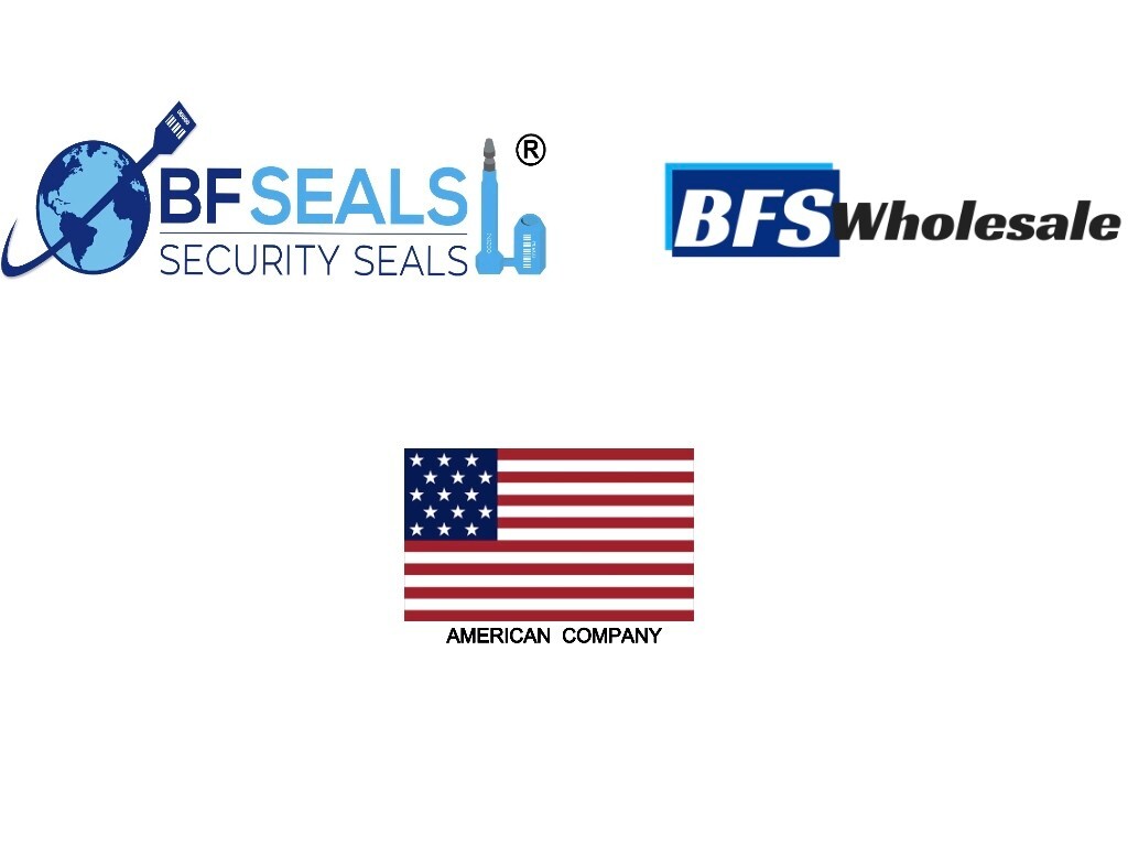 High Security BOLT Seal for Cargo Containers, 10 pcs .White Color, Numbered,