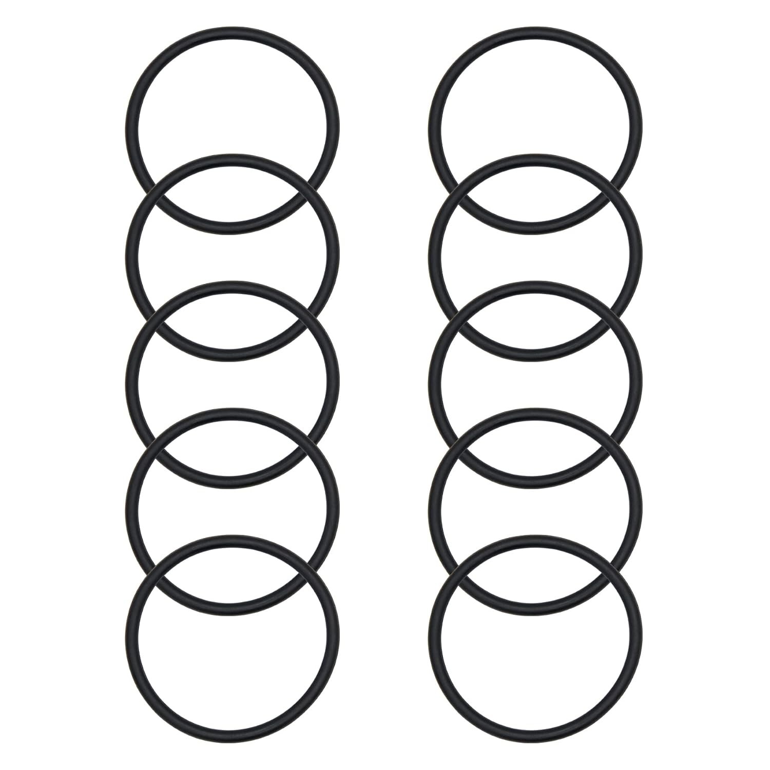 10 Pieces of 877-368 Piston O-Ring Part Fit for Hitachi NR83A NR83AA Black
