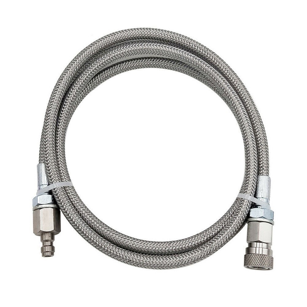 Fill Whip Hose Extension - 60 Inch Stainless-Steel Charging-System