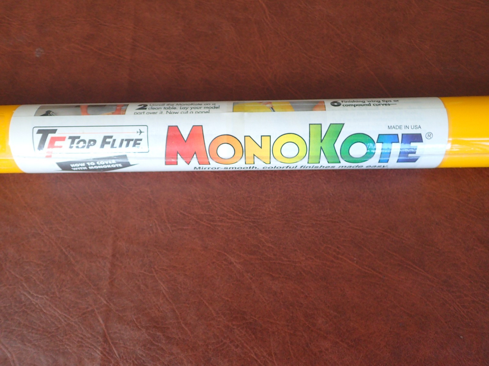 MonoKote - Cub Yellow - TOPQ0220 - Model Airplane Film Covering - *NOS*