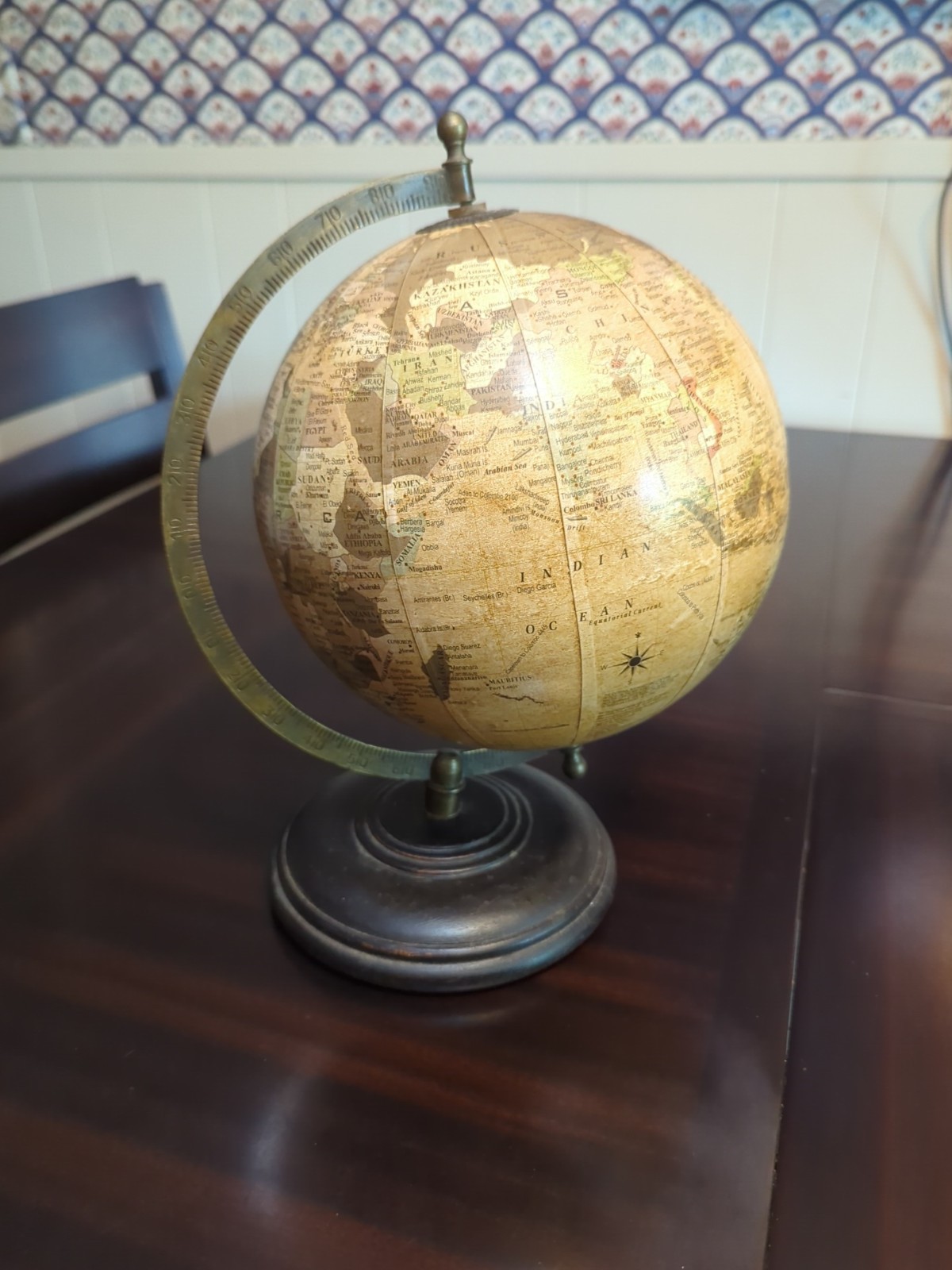 Decorative World Globe Small  Faux-antique World Market