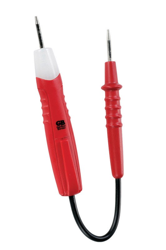 Gardner Bender GET-3100 Black/Red 80 to 300V ac/dc Voltage Tester 2.5 W in.