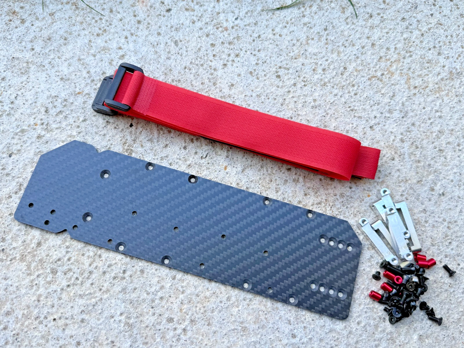 CARBON FIBER BATTERY TRAY FOR ARRMA 1/8 KRATON 6S EXB 4x4