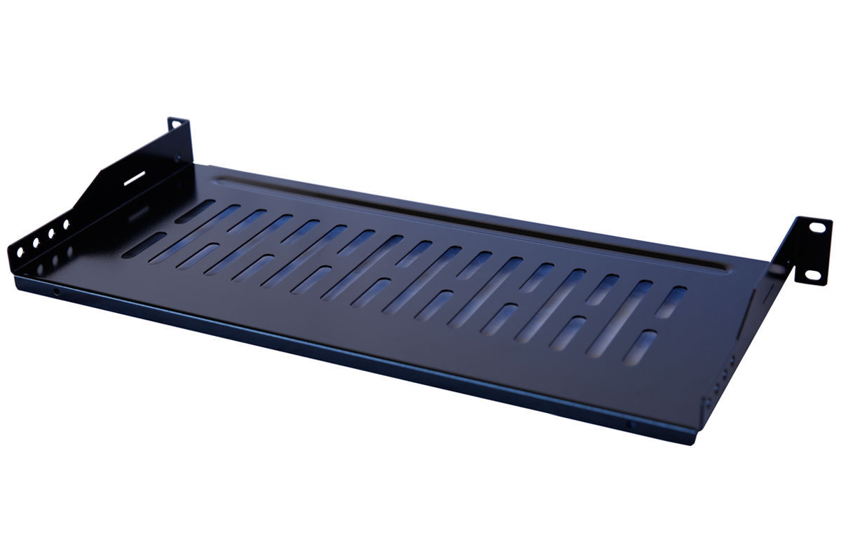 19" 1U 8"(210mm) Deep Cantilever Server Shelf Vented Rack Mount