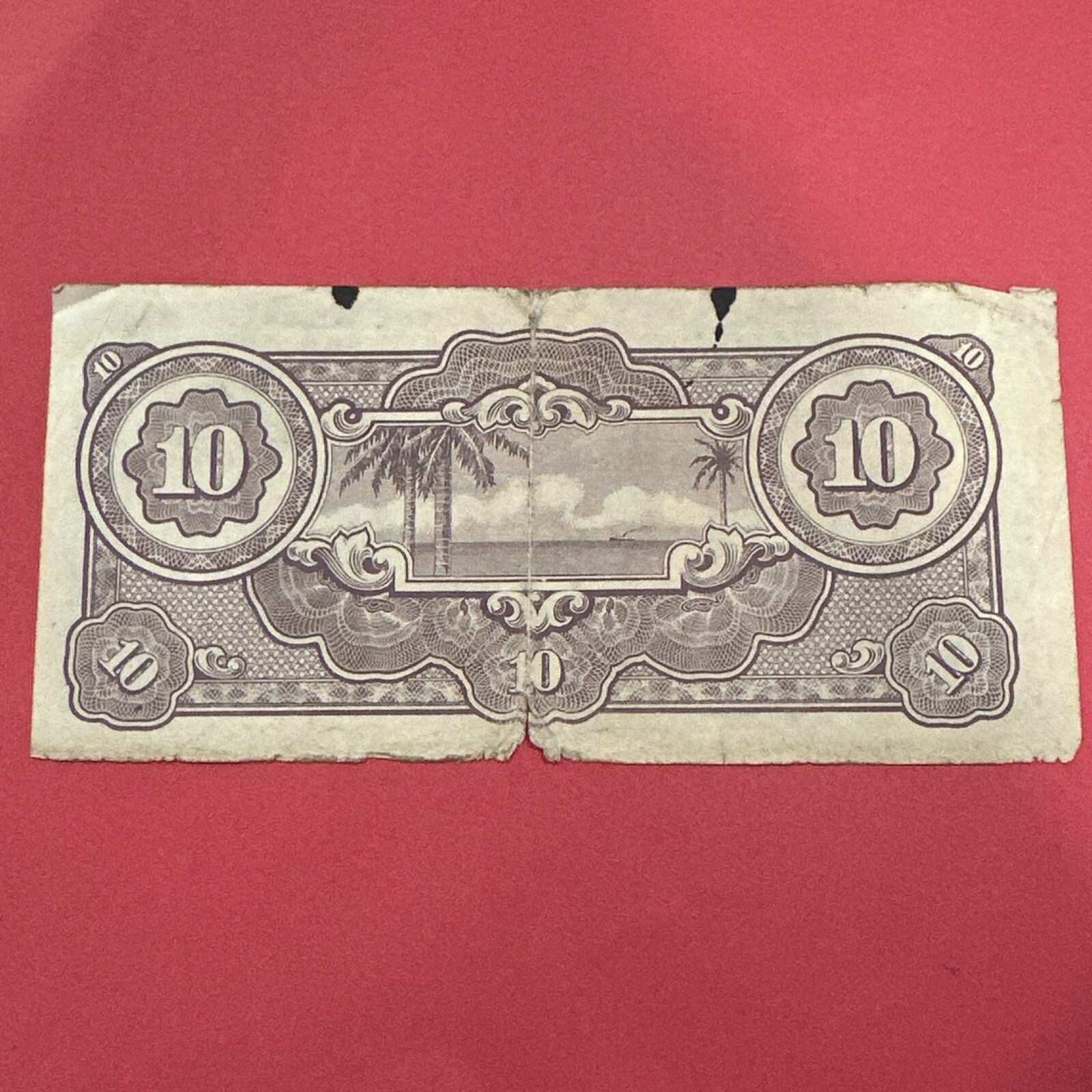 De Japansche Regeering Tien Gulden Note