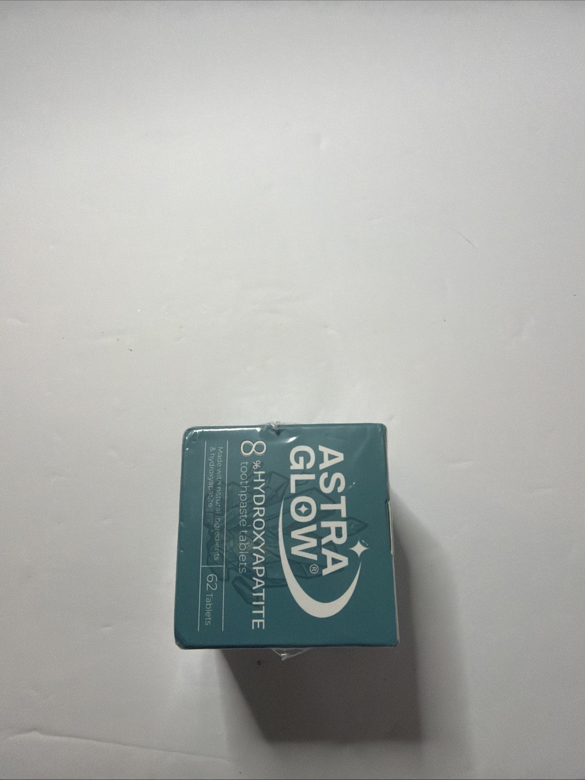 astra glow 8% hydroxyapatite toothpaste tablets new Sealed