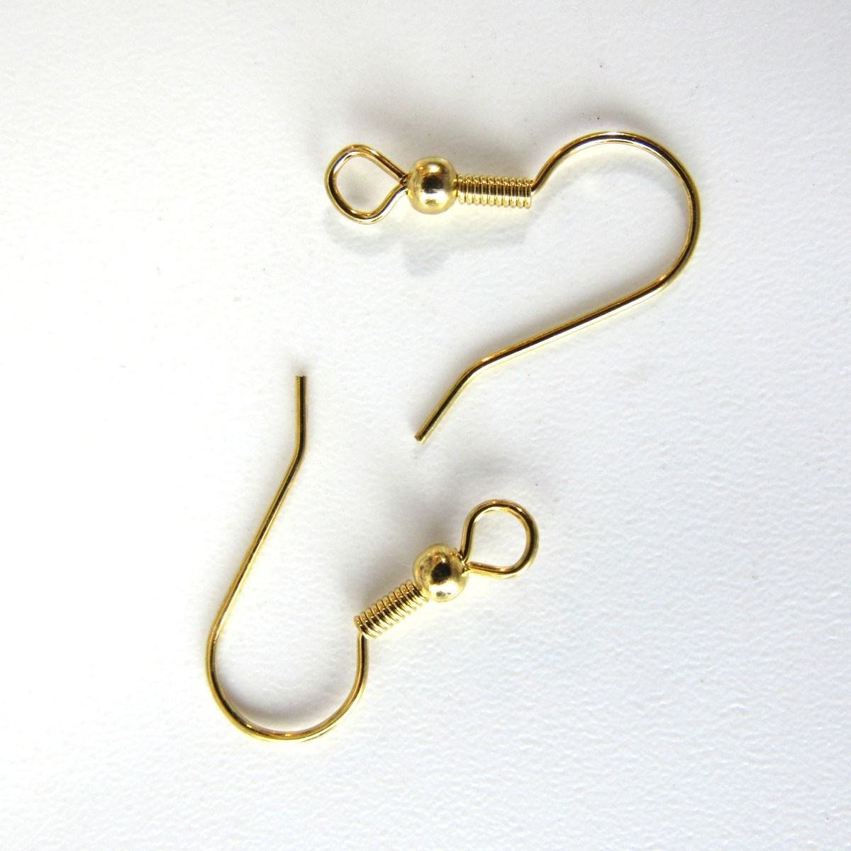 *** CLEARANCE *** Gold Plated Ear Wires Ball/Coil French Hooks HQ ~75 pieces