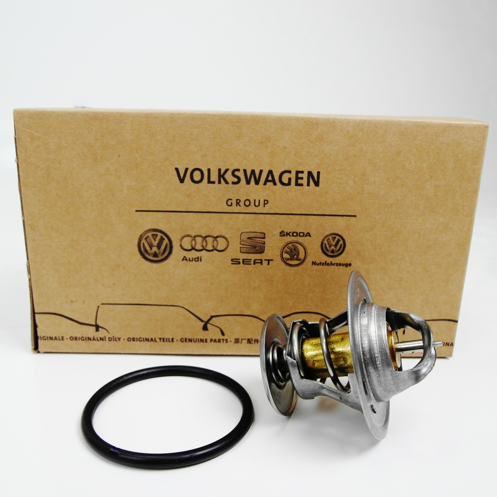 044121113 VW Thermostat + Gasket 87°C Degree Audi Skoda Seat VAG