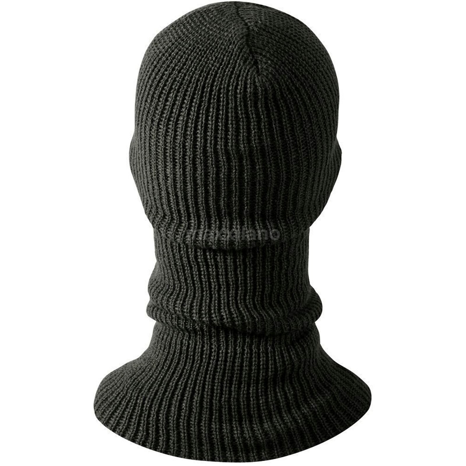 Face Mask Ski Winter Hat 1 One Hole Balaclava Hood Beanie Tactical Warm Black
