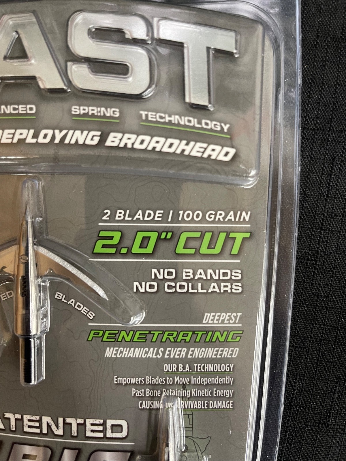 Beast Broadheads Titanium 2 Blade 100gr 2.0" 3 Pack BRAND NEW