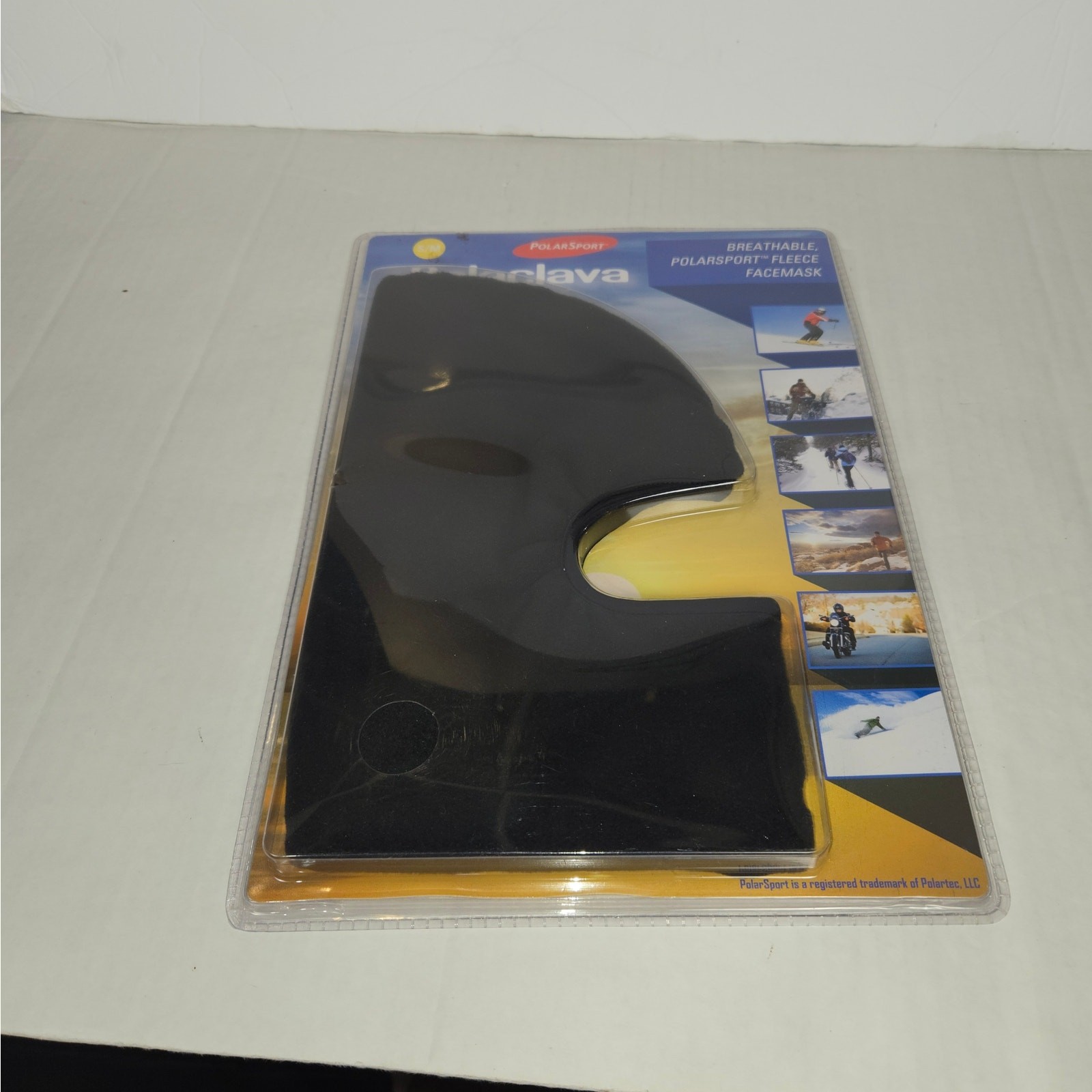 Polarsport Balaclava Breathable Fleece Facemark Mask Hood Clava Black S/M