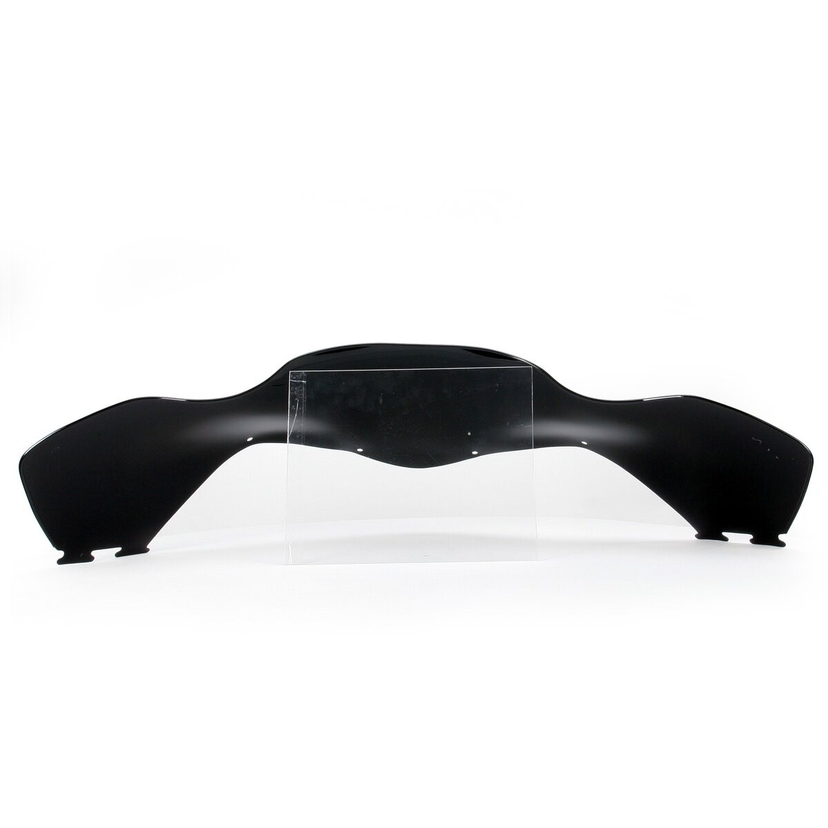 Sno-Stuff 12 in. Low-Cut Gloss Black Windshield - 450-182-50