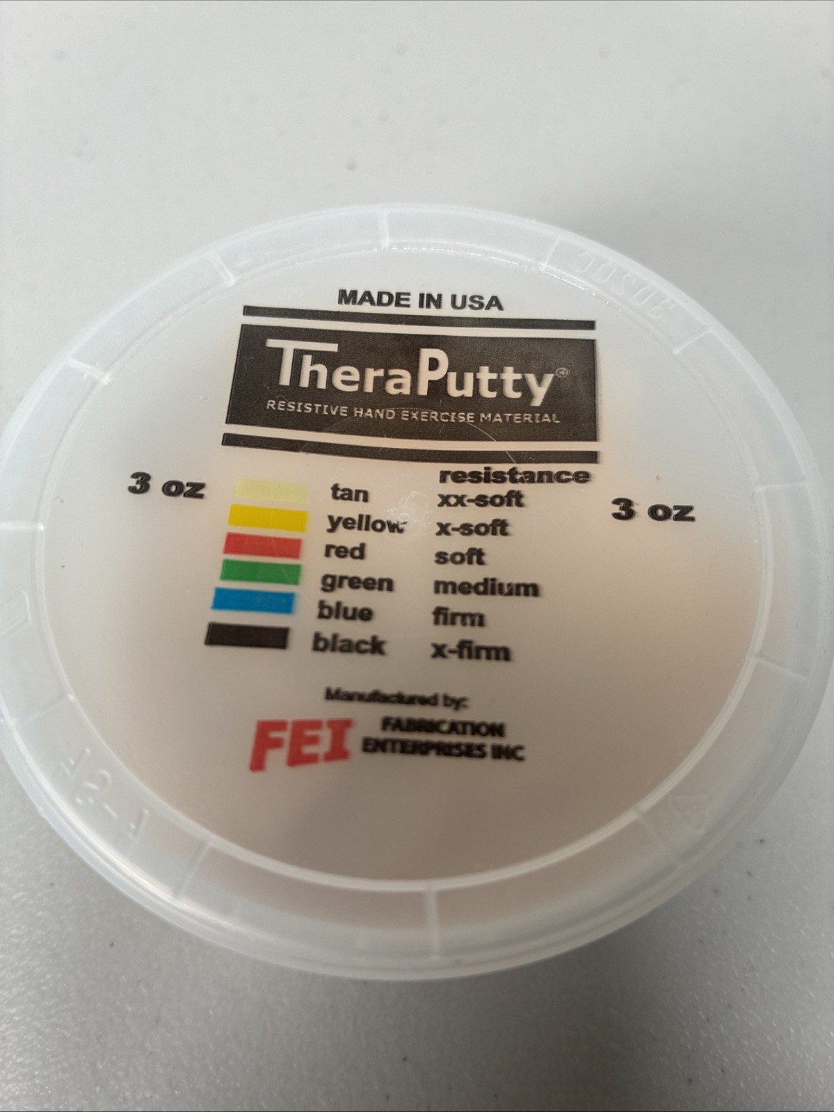 Cando Theraputty Standard Hand Exercise Putty - 3 oz - Tan - XX-Soft